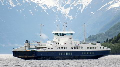 Fergen MF Storfjord på sambandet Festøya - Solavågen på E39 i Møre og Romsdal.