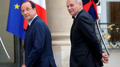 VALG. 80 prosent av franskmennene å kvitte seg med statsminister Jean-Marc Ayrault (til høyre), her sammen med president François Hollande.