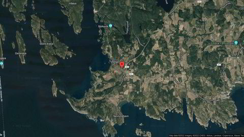 Området rundt Krabbegata 40, Larvik, Telemark og Vestfold