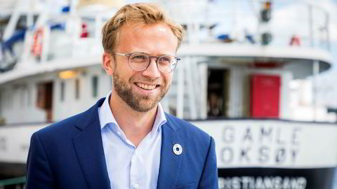 Digitaliseringsminister og regjeringens rikeste, Nikolai Astrup, tjente millioner også i 2018. Her er han på kaia i Arendal i forbindelse med Arendalsuka.