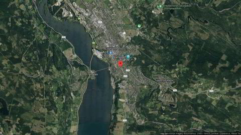Området rundt Storgata 4B, Lillehammer, Innlandet