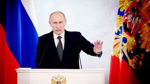 Vladimir Putin skal holde sin årlige og lange pressekonferanse i dag. Foto: Sergei Karpukhin, Reuters/NTB Scanpix