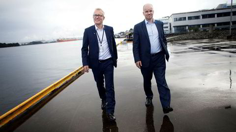 Tor Erling Gunnerød i private equity-selskapet Norvestor (til høyre) kan glede seg over at seriegründeren Egil Messmer igjen ser ut til å lykkes.