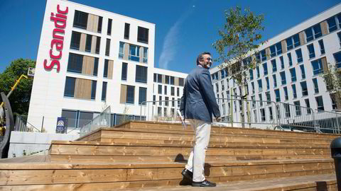 Svein Arild Steen-Mevold i Scandic mener oljenedturen først og fremst rammer hotellene i sørvest og at etterspørselen forøvrig er god. Foto: