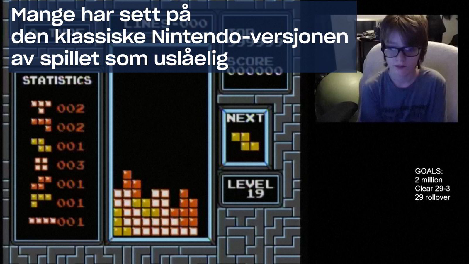 13-åring fikk Tetris til å knele