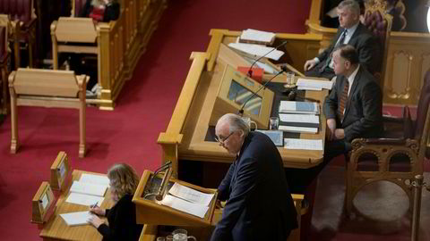 Under Stortingets finansdebatt tok Høyres finanspolitiske talsmann Svein Flåtten et oppgjør med andektig behandling av sparegrisen.