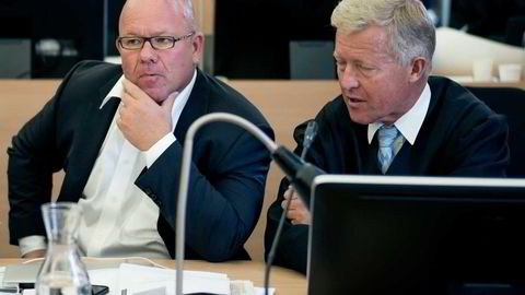 Saken har vært en stor belastning for Fred A. Ingebrigtsen (til venstre) påpeker forsvarer Bjørn Stordrange. Foto: Tommy Ellingsen