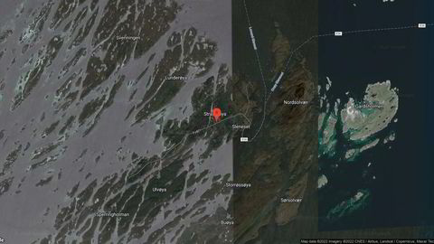 Området rundt Slenesveien 45, Lurøy, Nordland