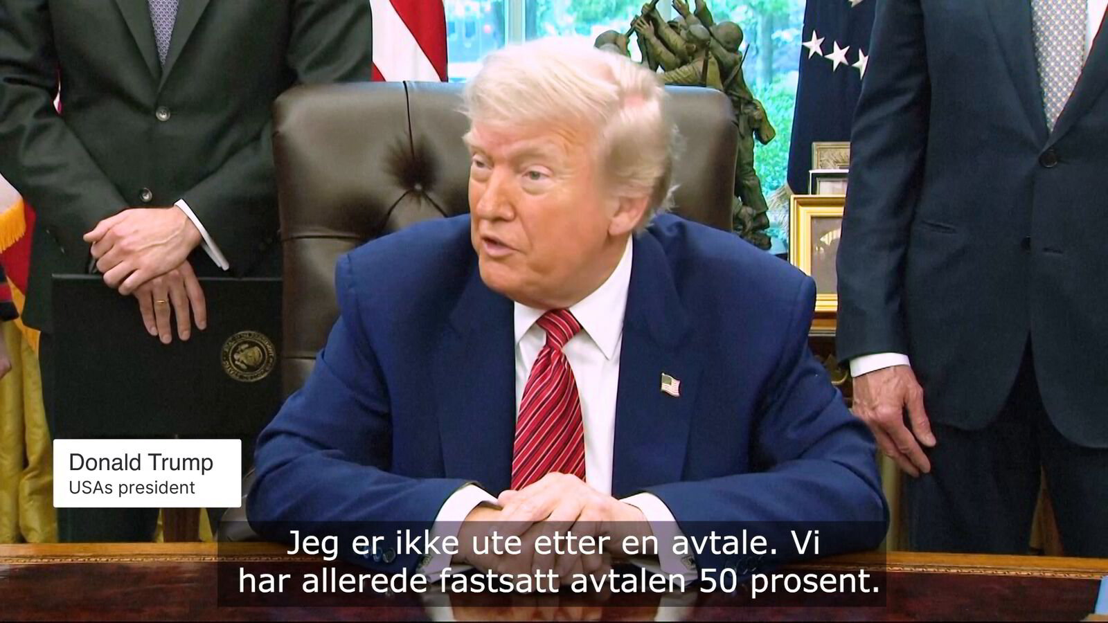 50 prosent på EU og 25 på Apple: – En avtale på ni dager? Kan du klare det, sir?