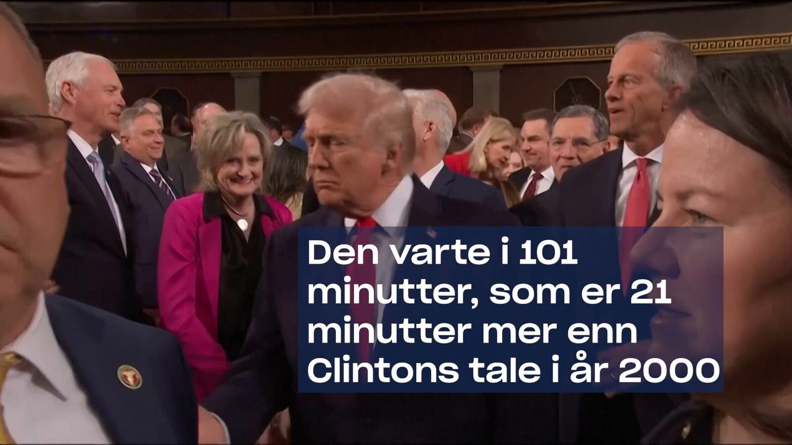 State of the Union: Trump kalte tollsatsene «fredsbevarende»