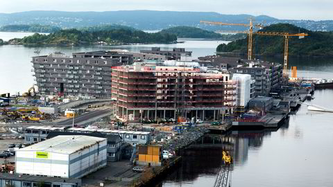 Igangsettingen av nye boliger i tredje kvartal i år er det beste tredje kvartalet som er registrert siden målingen startet i 1999. Foto: Per Ståle Bugjerde