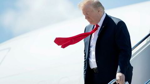 USAs president Donald Trump går på nytt ut på Twitter.