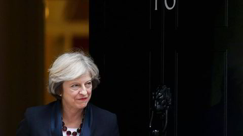 Pundsvekkelsen har tiltatt i styrke etter at statsminister Theresa May forrige helg varslet at Storbritannia vil utløse artikkel 50. 
                  Foto: Daniel Leal-Olivas/AFP/NTB Scanpix