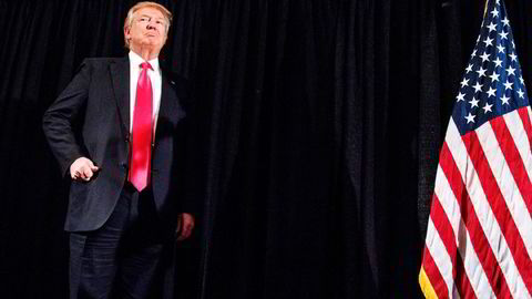 Donald Trump her i Iowa. Foto: Ørjan F. Ellingvåg