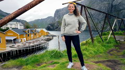 – Vi jobber med å begrense den store trafikken til anlegget, sier Caroline Krefting i Nusfjord.