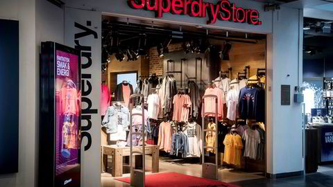 Kjedebutikkene til Superdry er konkurs. Her fra Oslo City.