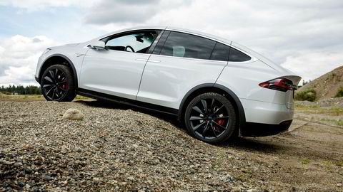 Her fra DNs biltest av Tesla Model X.