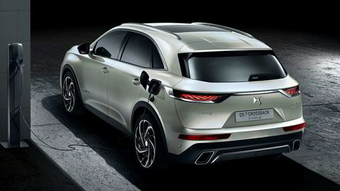 DS 7 Crossback E-Tense er den første ladbare modellen fra PSA-gruppen.