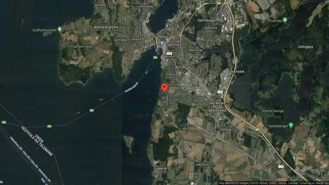 Området rundt Værlebakken 18, Moss, Viken