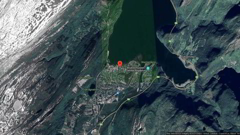 Området rundt Sandbakkveien 8F, Saltdal, Nordland