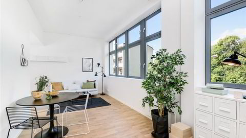 Denne 45 kvadratmeter store leiligheten på Torshov ble onsdag solgt til 3,85 millioner kroner pluss en fellesgjeld på 180.000 kroner. Foto: Luma Foto