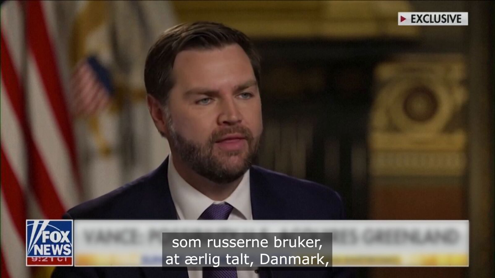 JD Vance om Danmark: – Ikke en god alliert