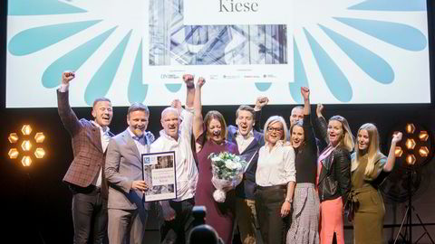 Geelmuyden Kiese vant prisen for årets kommunikasjonsbyrå under Årets Byrå-utdelingen i Oslo Konserthus torsdag kveld.