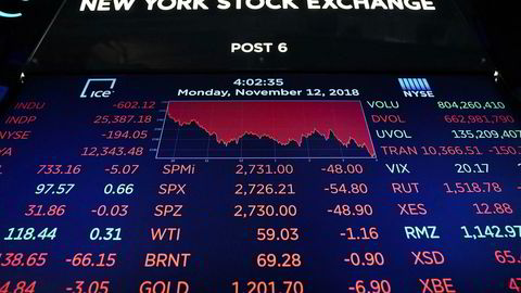 Storbanken Goldman Sachs venter en lengre periode med svak avkastning i aksjemarkedet.