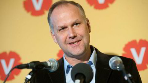 Jonas Sjöstedt og det svenske Vänsterpartiet ligger an til å bli en av valgets vinnere. Sverigedemokratene går frem, men faller på denne målingen litt tilbake i forhold til målinger den siste tiden. Foto: FREDRIK SANDBERG / Scanpix