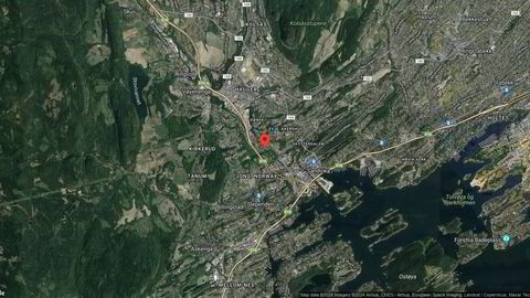 Området rundt Hamang terrasse 83, Bærum, Akershus
