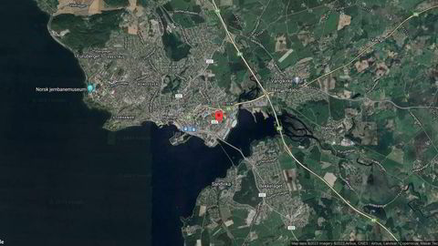 Området rundt Nygata 37, Hamar, Innlandet