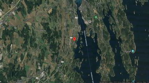 Området rundt Langeskjærveien 25, Sandefjord, Telemark og Vestfold