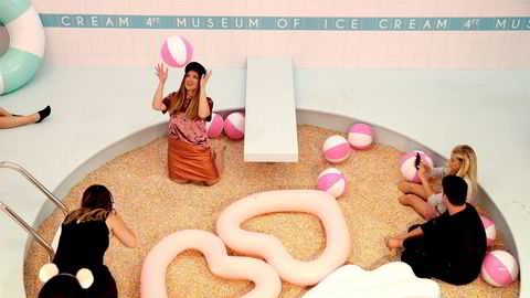Museum of Ice Cream, hevder selv at det ikke er et museum, ei heller en butikk. Det er et slags opplevelsessenter, tilpasset sosiale medier. Og forresten selger de iskrem.