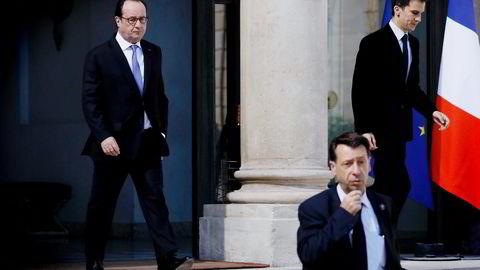 François Hollande sliter allerede med lav oppslutning, og fremstår som en svak president. Fremmedfiendtligheten får stadig større rom i fransk politikk, skriver artikkelforfatteren. Foto: Thomas Samson/AFP/NTB Scanpix