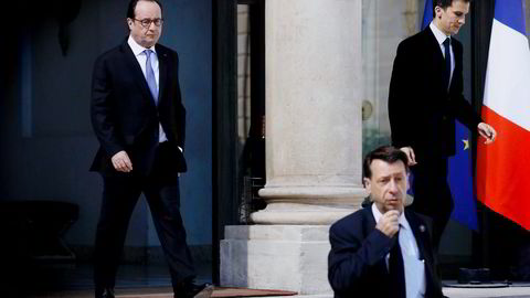 François Hollande sliter allerede med lav oppslutning, og fremstår som en svak president. Fremmedfiendtligheten får stadig større rom i fransk politikk, skriver artikkelforfatteren. Foto: Thomas Samson/AFP/NTB Scanpix