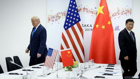 USAs president Donald Trump varslet torsdag kveld økte tollsatser mot Kina.