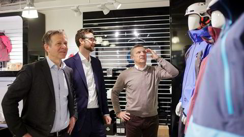 Partner Erik Nelson (i midten) i FSN Capital har ledet oppkjøpet av Active Brands der Dag Teigland (til venstre) er styreleder og Espen Krogstad konsernsjef.