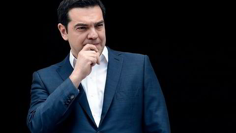 Statsministeren Aleksis Tsipras og Hellas står igjen i fare for å falle ut av eurosamarbeidet. Foto: Aris Messinis/AFP/NTB Scanpix