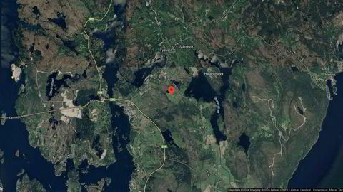 Området rundt Falkeidvegen 109, Tysvær, Rogaland