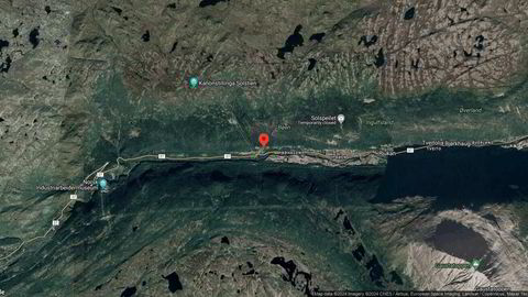 Området rundt Fjellveien 5, Tinn, Telemark