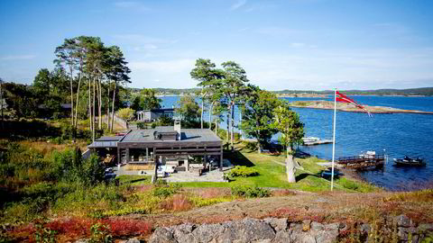 Det har oppstått problemer med John Markus Lerviks strandeiendom i Larvik.