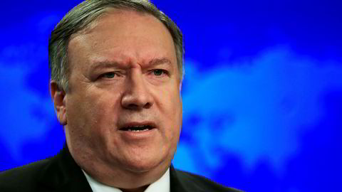 USAs utenriksminister Mike Pompeo med krass karakteristikk av regimet i Iran.