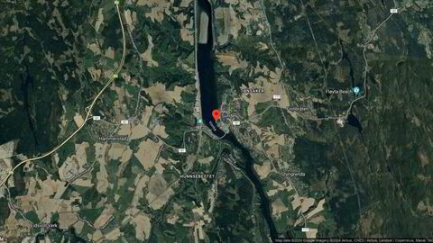 Området rundt Torget 18, Eidsvoll, Akershus