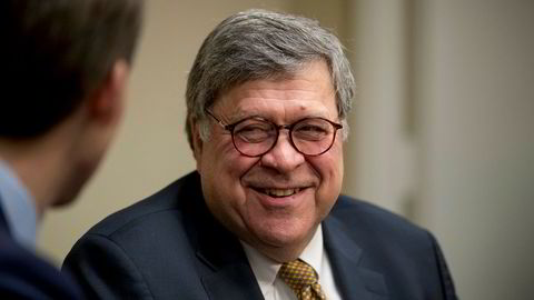 William Barr er bekreftet som ny justisminister i USA. Her fra en høring i Kongressen for et par uker siden.