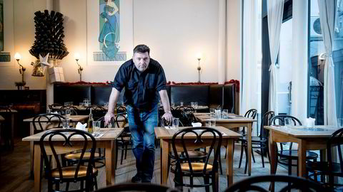 Jan Vardøen er grunnleggeren av en rekke restauranter og barer i Oslo. Nå er hans restaurant The Nighthawk Diner i Bygdøy allé konkurs. Her er han i lokalene til restauranten Villa Paradiso på Frogner.
