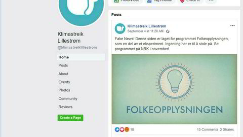 Målet til «Folkeopplysningen» er å visa korleisulikeaktørarkan prøva å påverka oss som veljarar i det skjulte, skriver artikkelforfatterne.