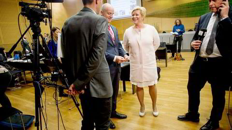 Finansminister Siv Jensen har i lang tid prøvd å få gjennomslag for at skatteinnkrevningen i Norge må gjøres statlig, men foreløpig uten gjennomslag. 
                  Foto: Mikaela Berg
