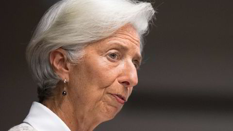 IMF-sjef Christine Lagarde sier konflikter har utradert fremskritt flere steder i Midtøsten. Foto: AFP PHOTO / JIM WATSON