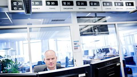 – Helt urealistisk, sier aksjestrateg Erik Roland i Nordea om banken klarer å holde en avkastning på ni prosent i uken fremover. Foto: Aleksander Nordahl