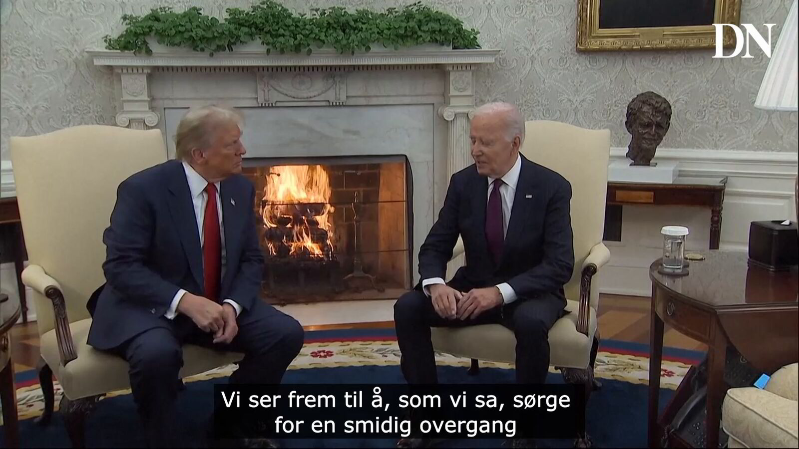 Trump møtte Biden i Det hvite hus: – Politikk kan være tøft